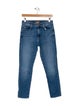 Mother Mid-Rise Skinny Leg Jeans