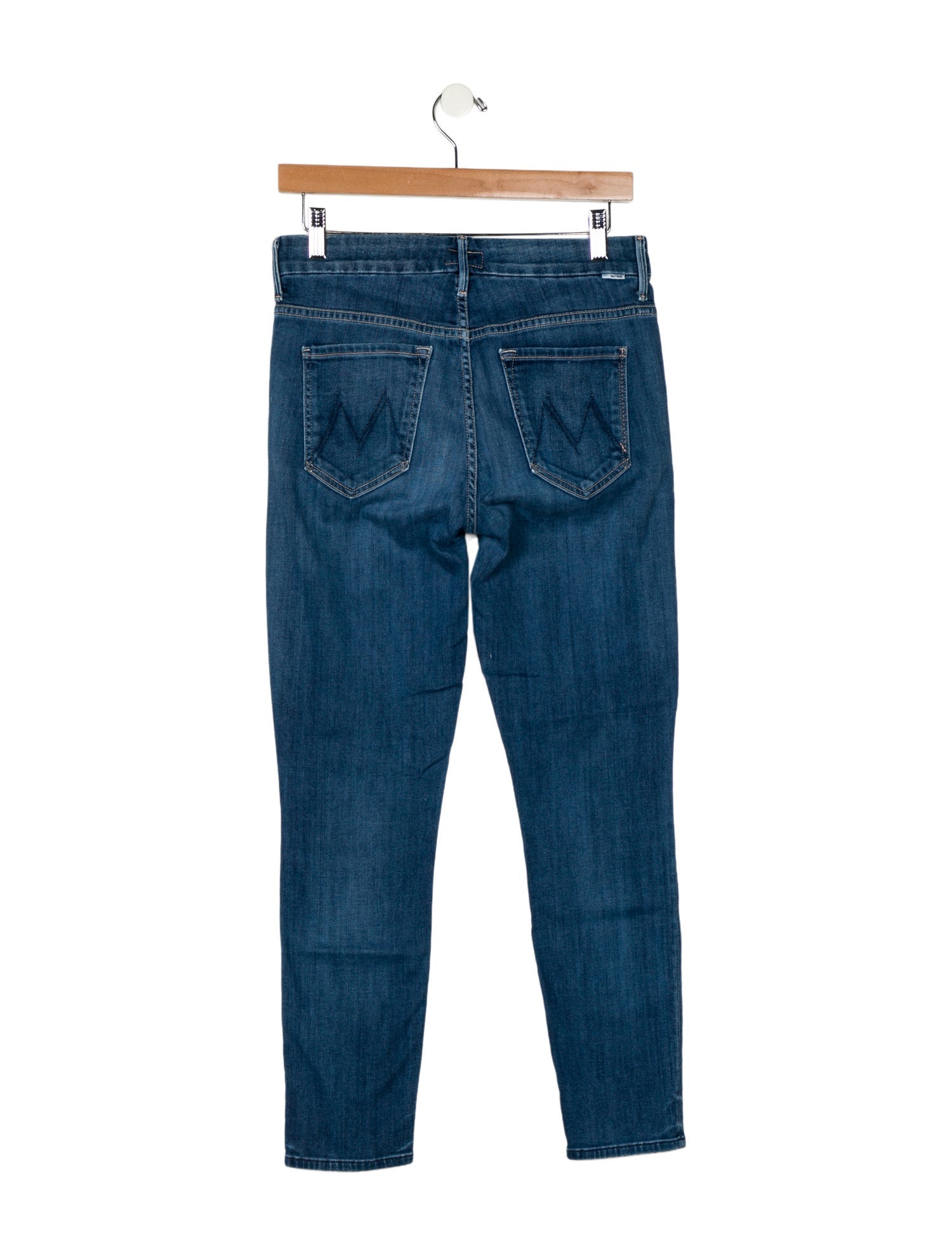 Mother Mid-Rise Skinny Leg Jeans