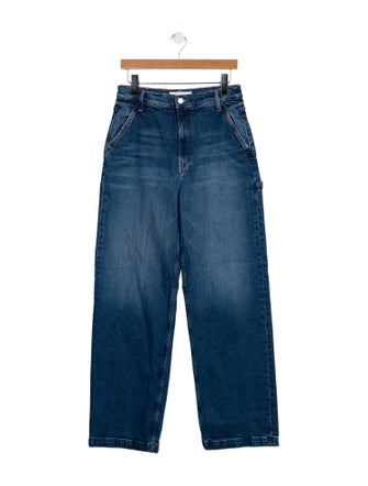 Mother High-Rise Wide Leg Jeans