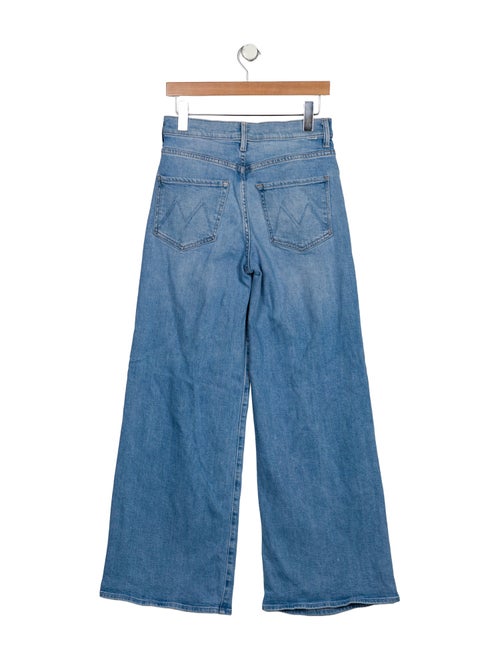 Mother Mid-Rise Wide Leg Jeans