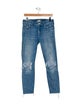 Mother Mid-Rise Skinny Leg Jeans