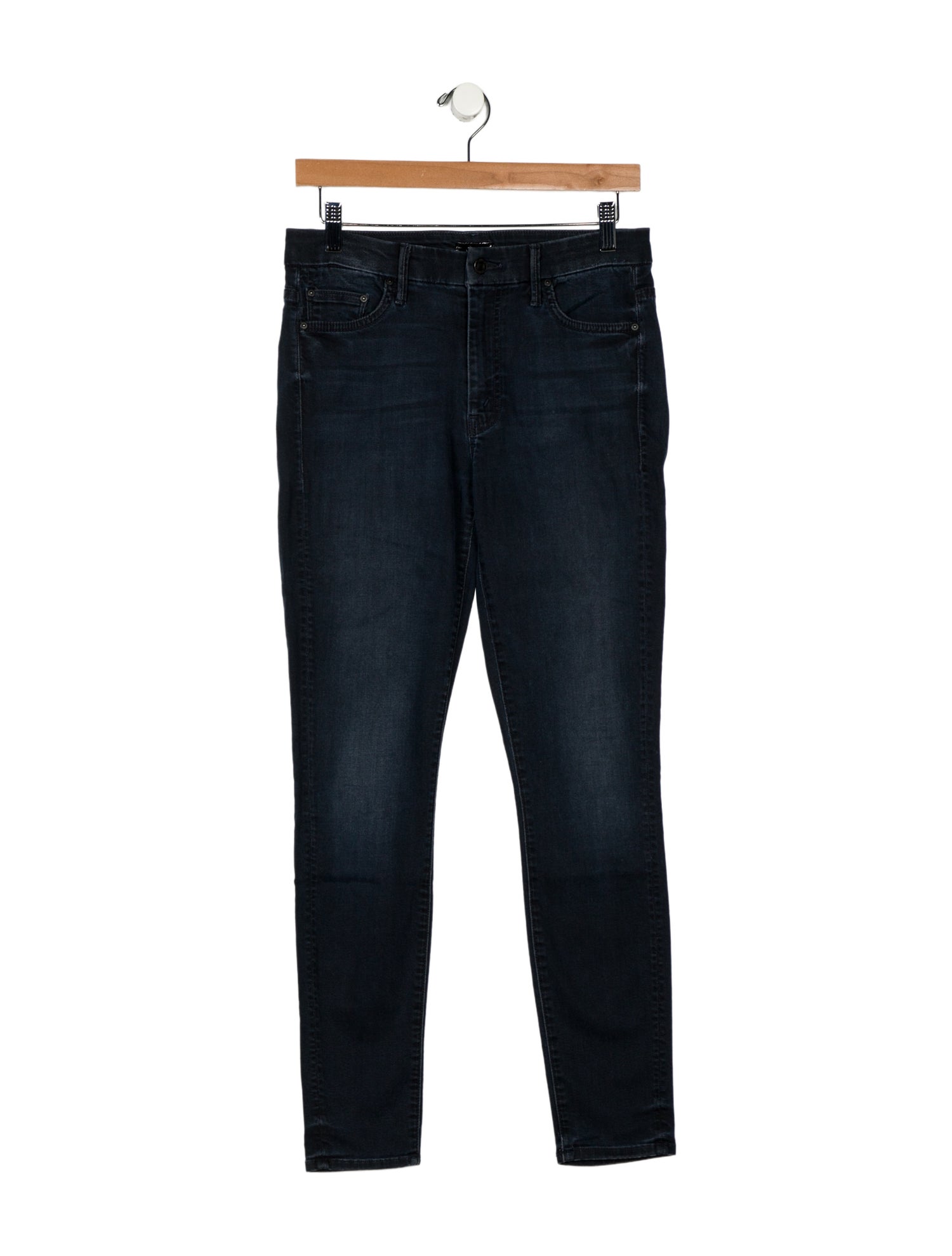Mother Mid-Rise Skinny Leg Jeans