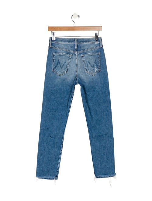 Mother Mid-Rise Skinny Leg Jeans