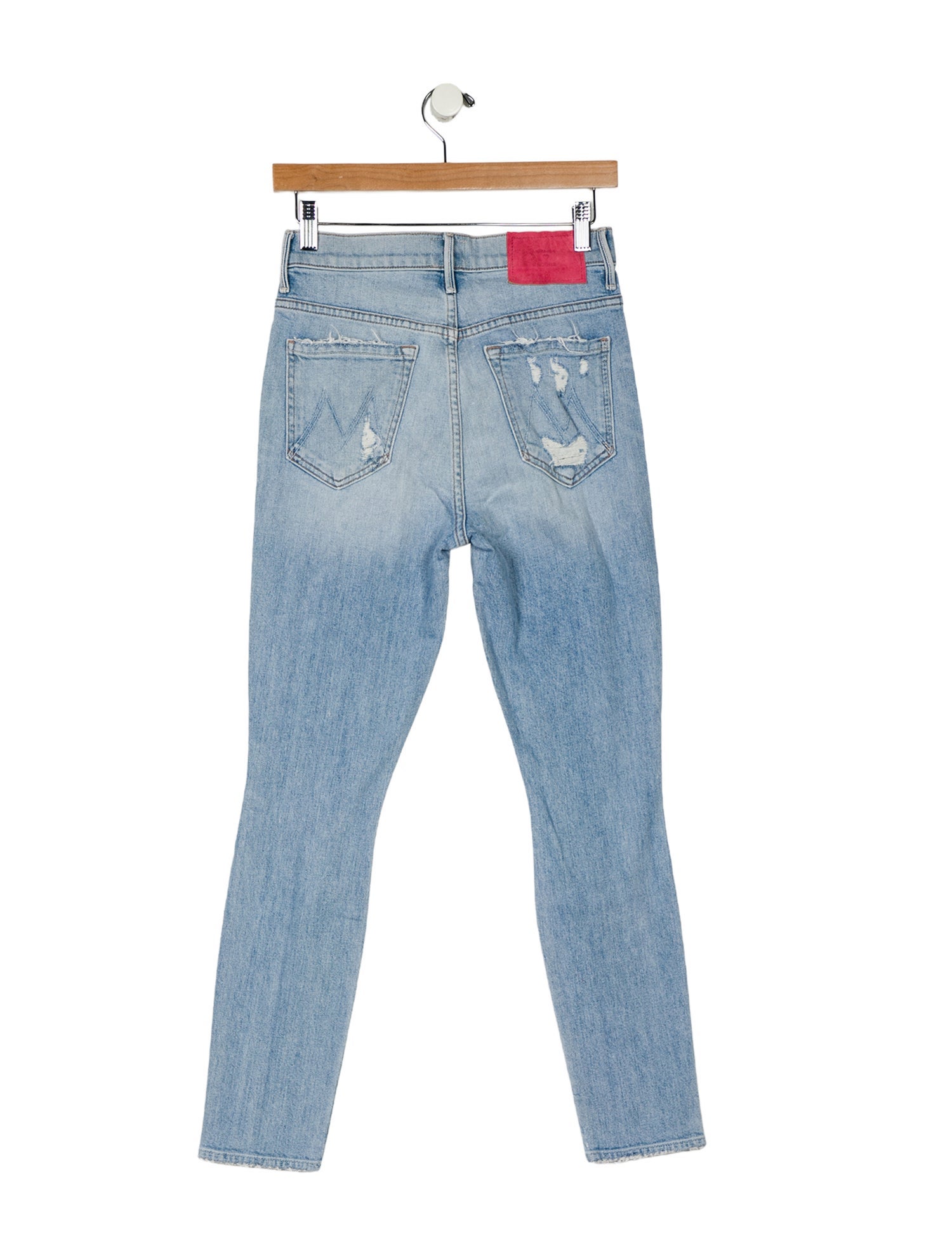 Mother Mid-Rise Skinny Leg Jeans