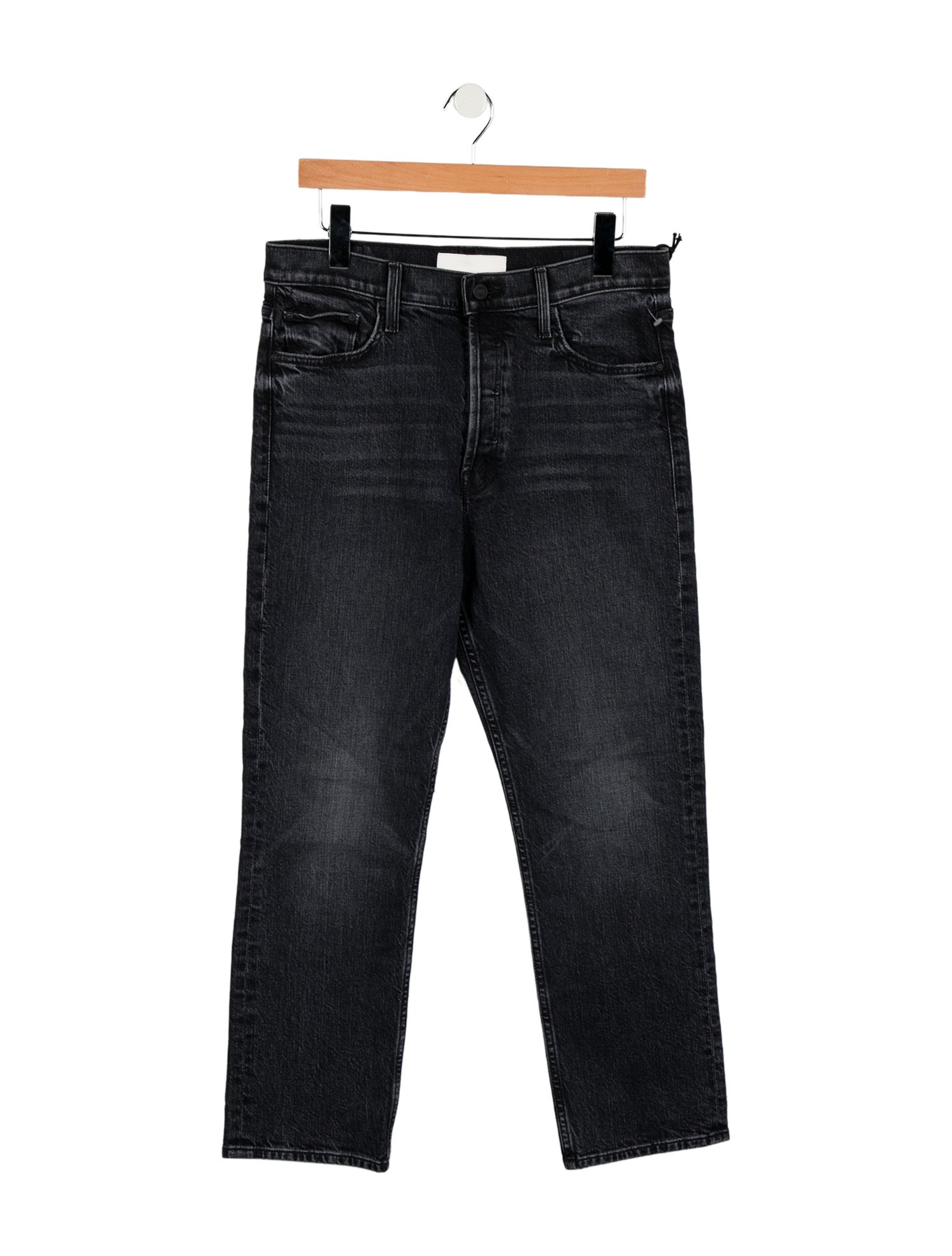Mother High-Rise Straight Leg Jeans