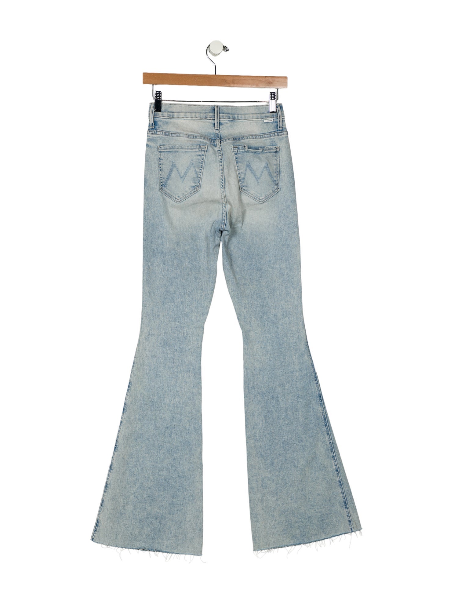 Mother Mid-Rise Wide Leg Jeans