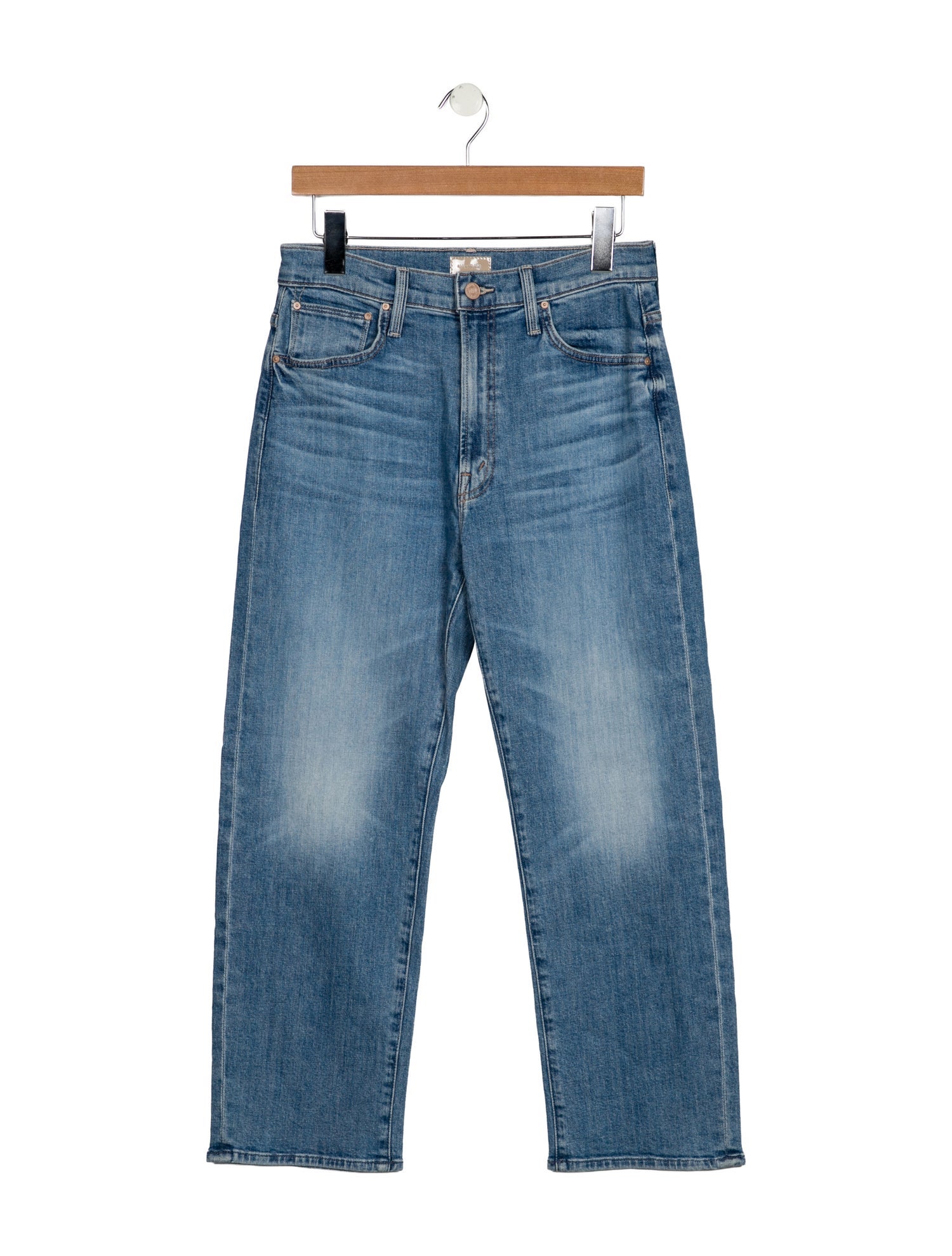 Mother Mid-Rise Straight Leg Jeans w/ Tags