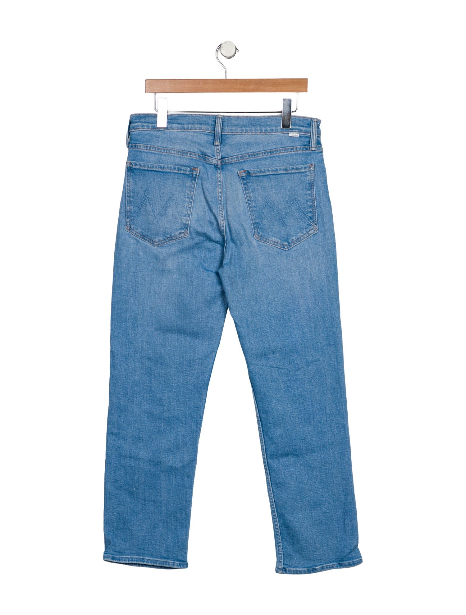 Mother High-Rise Straight Leg Jeans