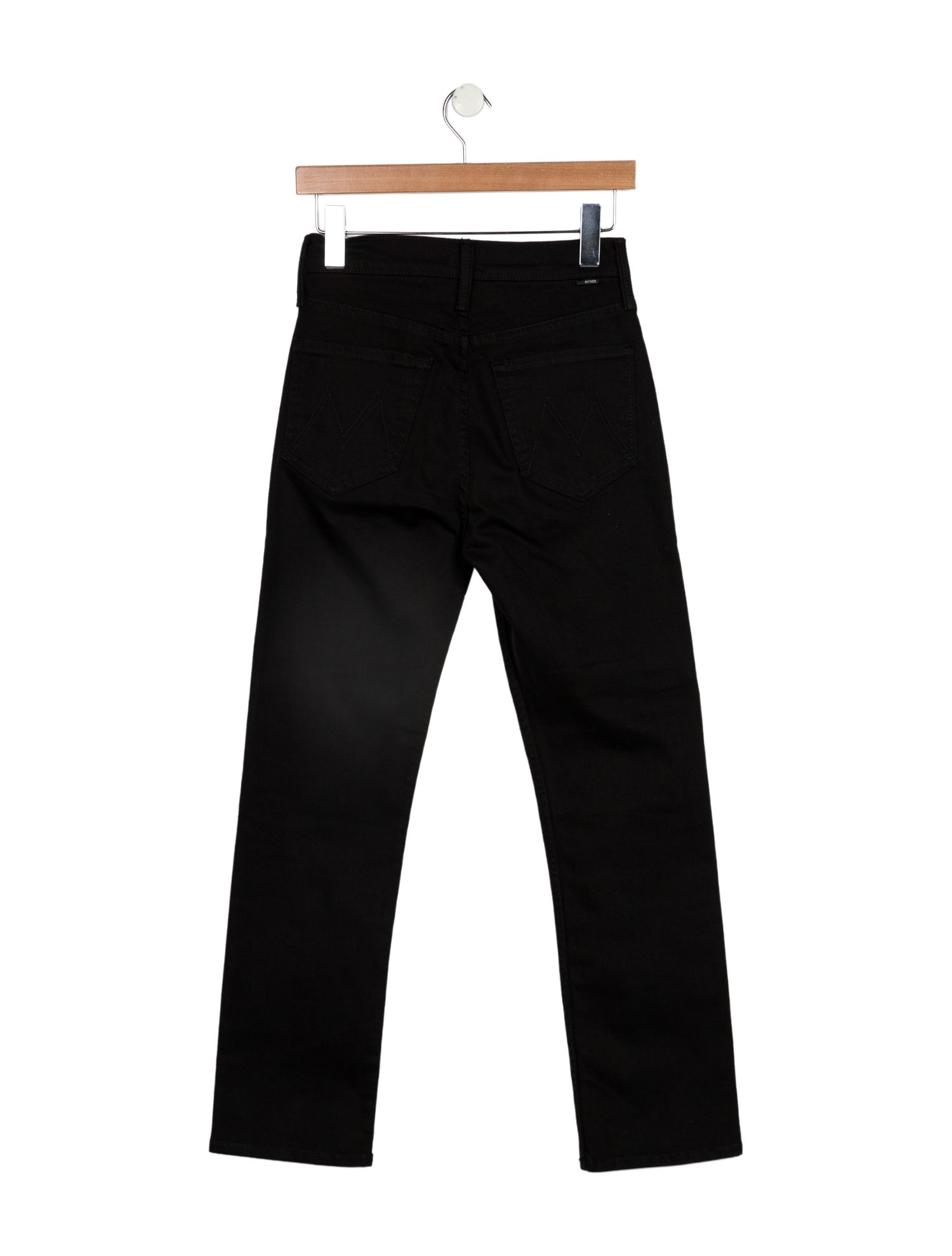 Mother Mid-Rise Straight Leg Jeans