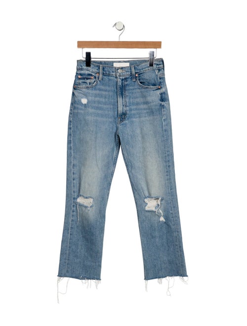 Mother High-Rise Straight Leg Jeans