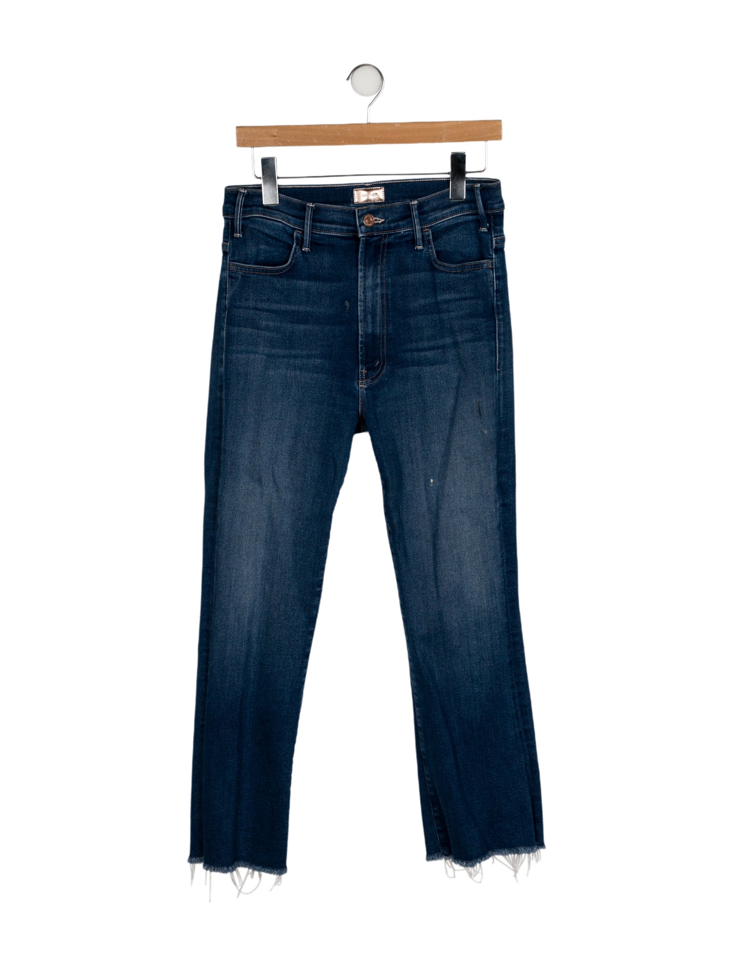 Mother High-Rise Straight Leg Jeans