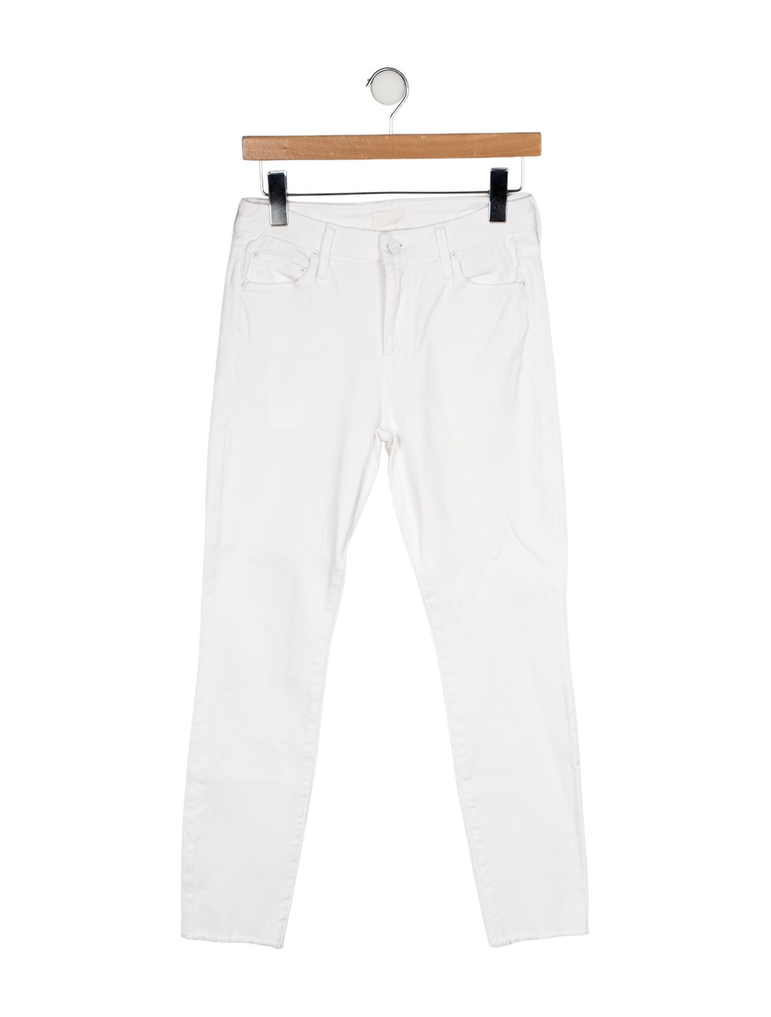 Mother Mid-Rise Skinny Leg Jeans