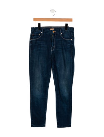 Mother Mid-Rise Skinny Leg Jeans