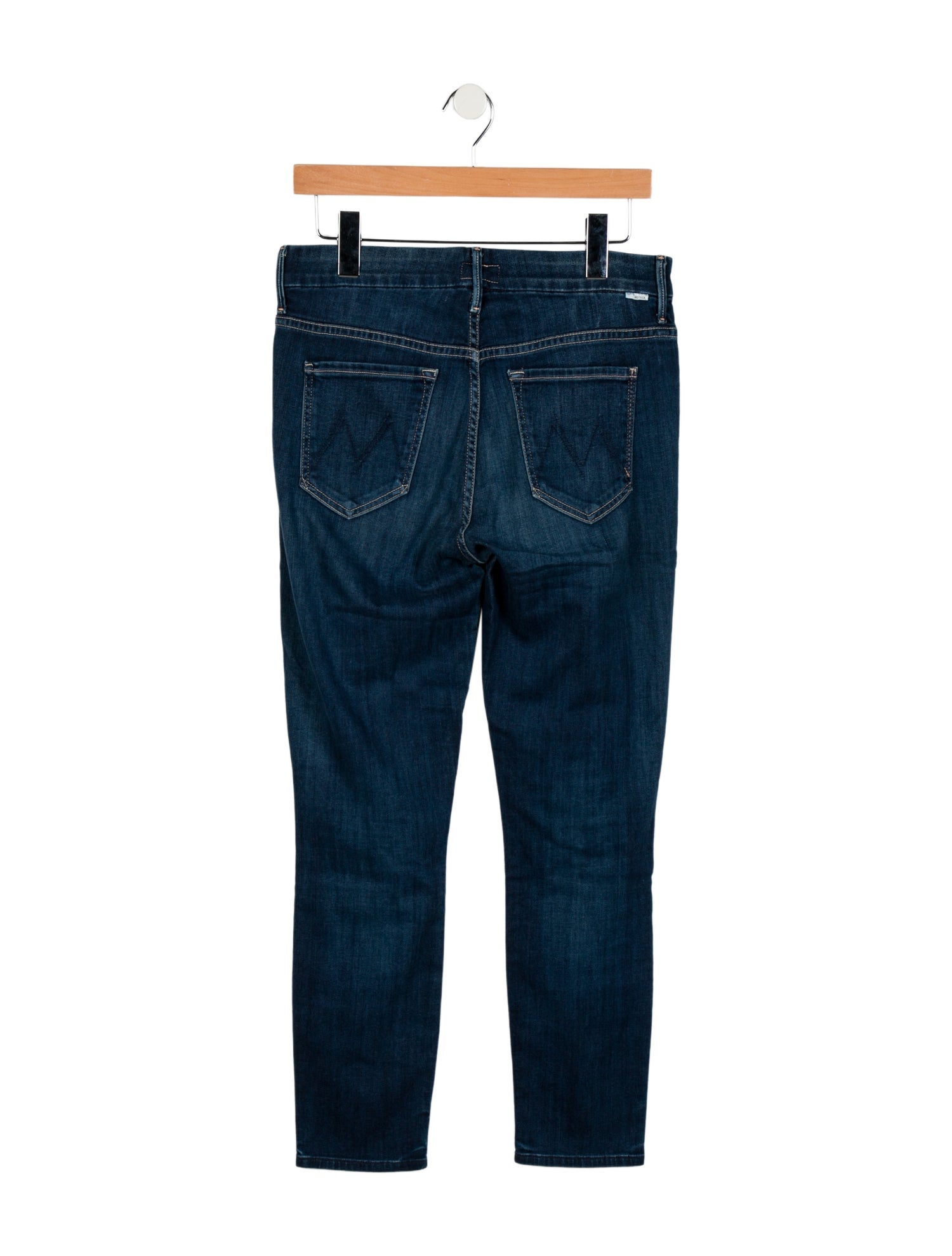 Mother Mid-Rise Skinny Leg Jeans