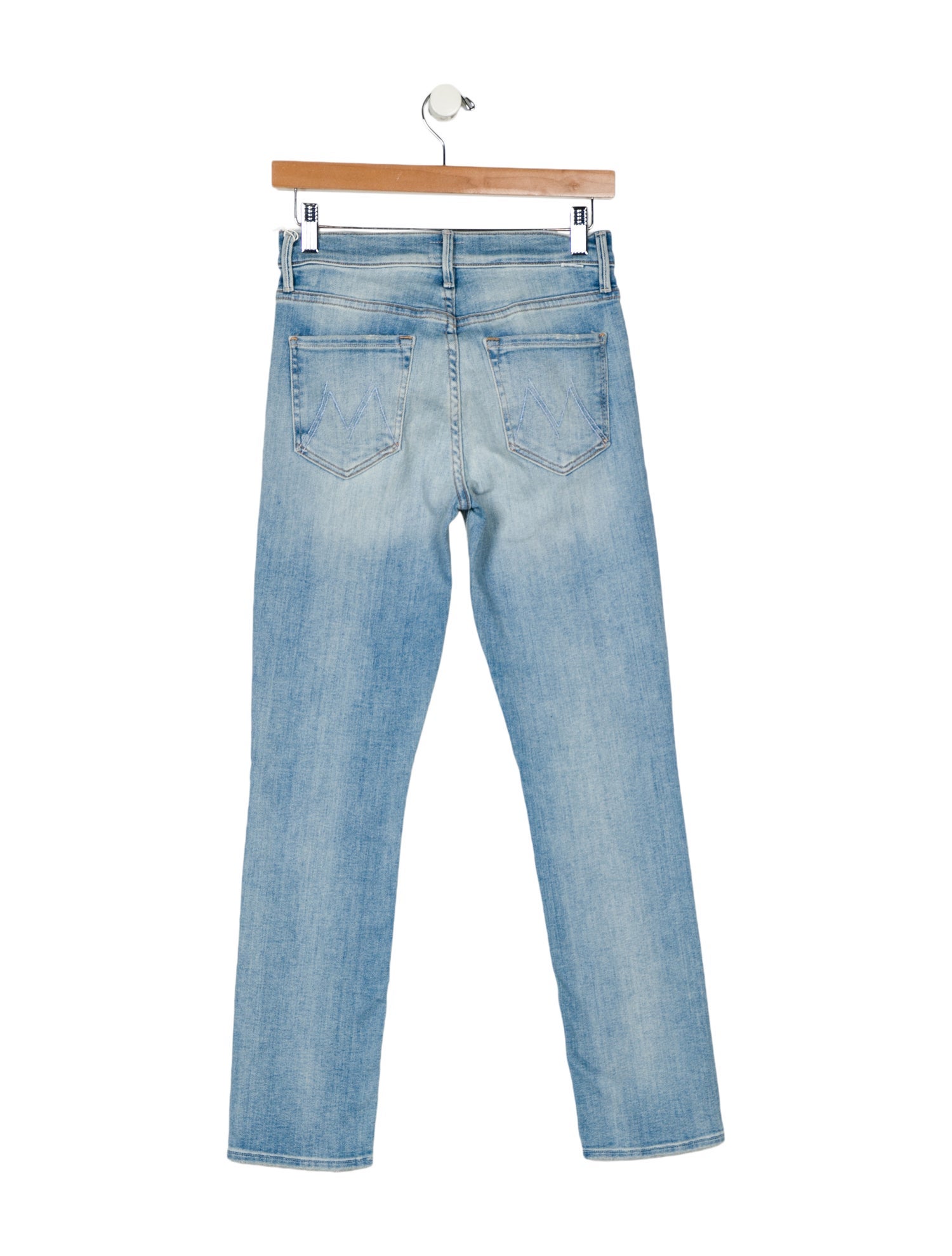 Mother Mid-Rise Straight Leg Jeans
