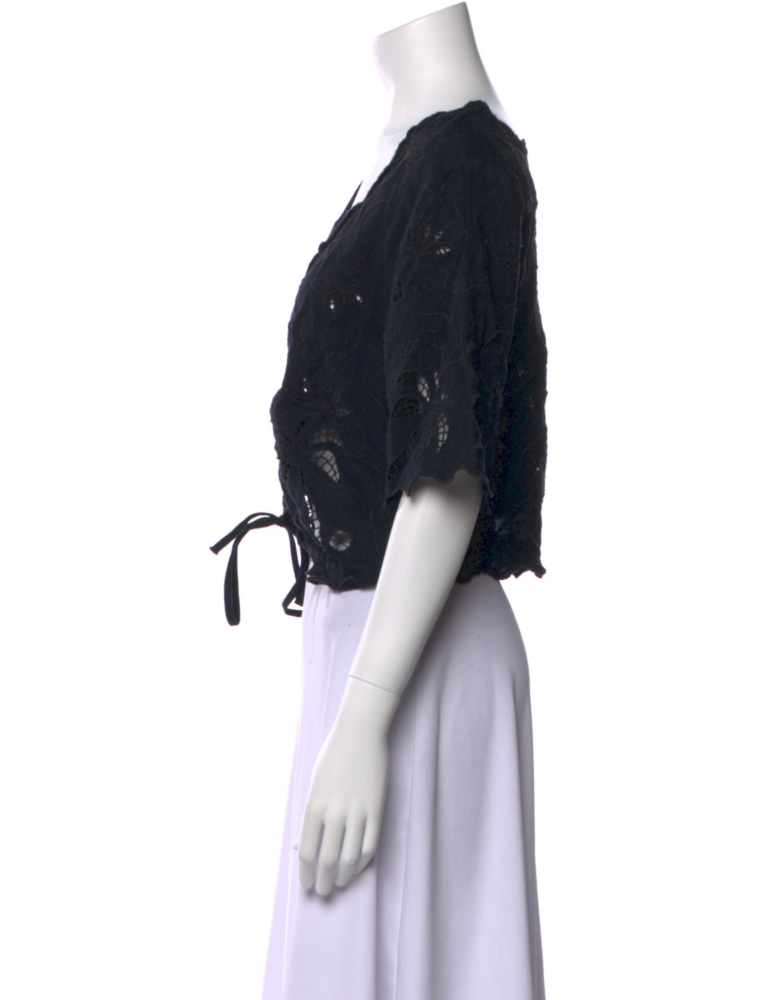 Mother V-Neck Short Sleeve Crop Top