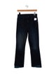 Mother Mid-Rise Straight Leg Jeans