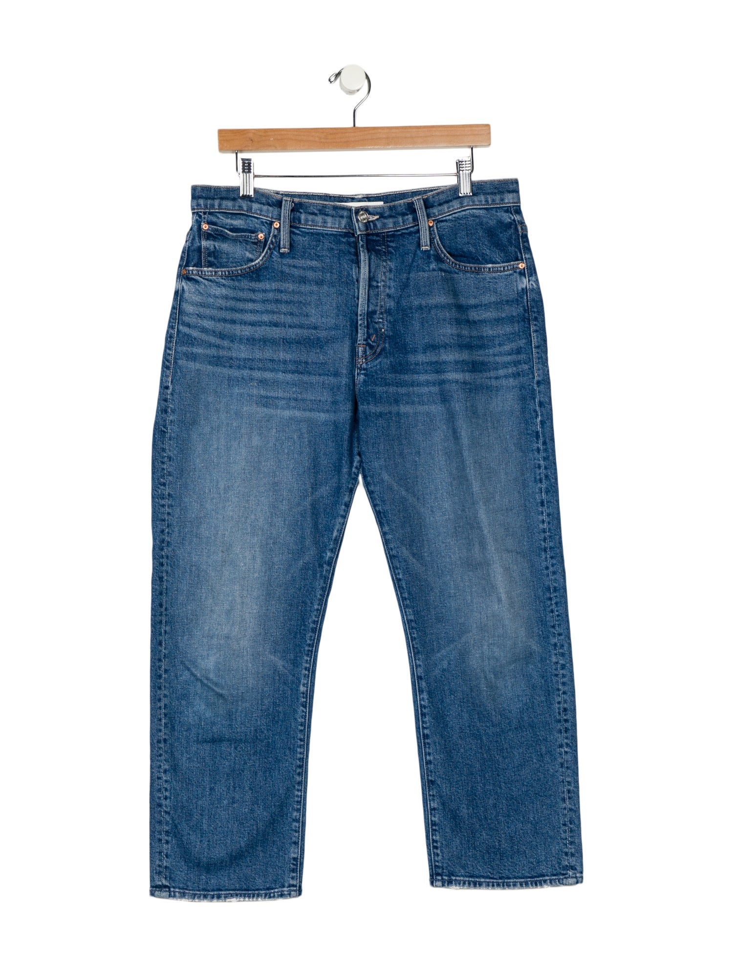 Mother High-Rise Straight Leg Jeans