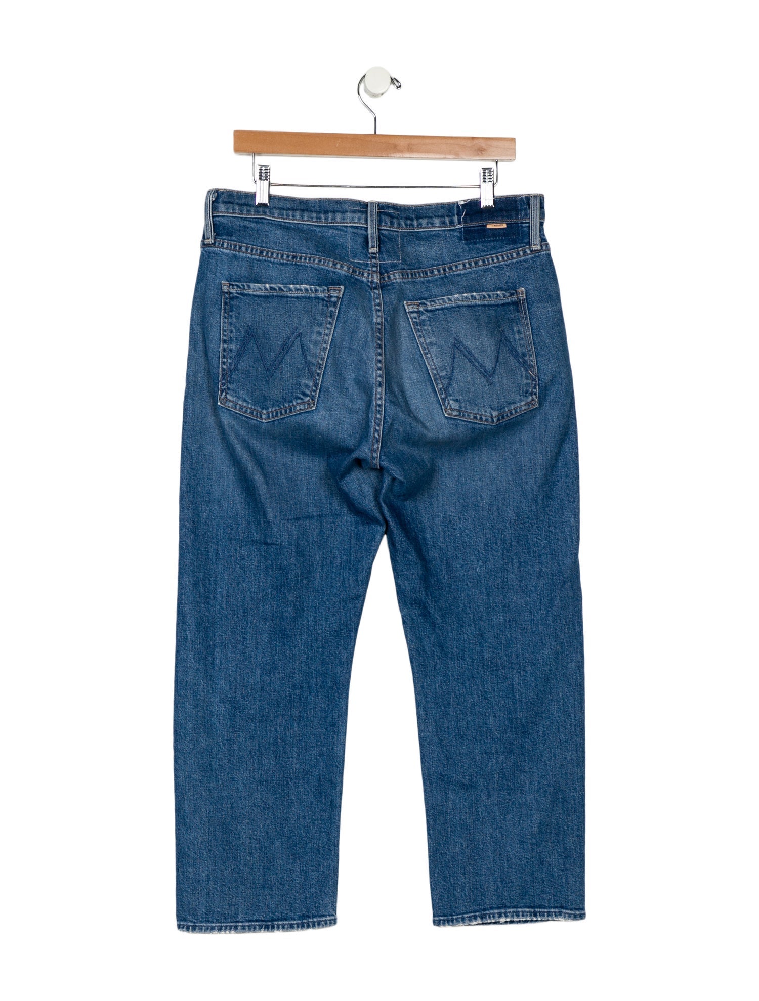 Mother High-Rise Straight Leg Jeans