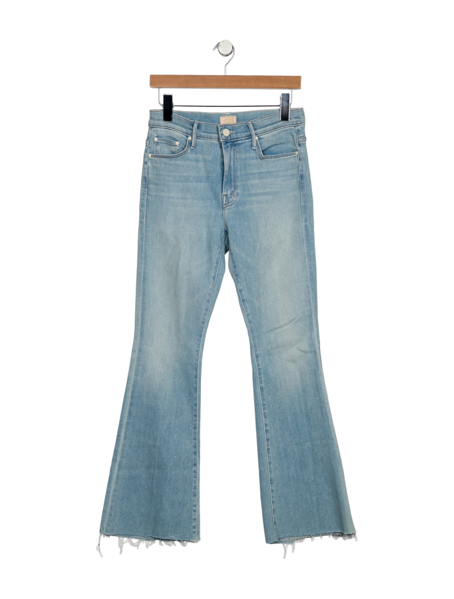 Mother Mid-Rise Wide Leg Jeans