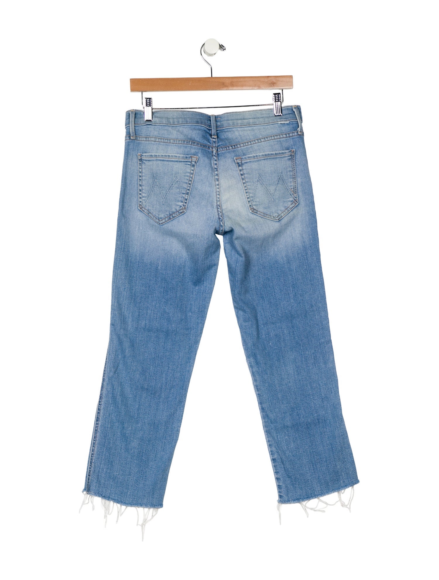 Mother Mid-Rise Straight Leg Jeans