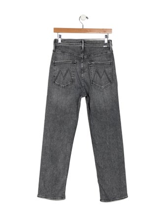 Mother High-Rise Straight Leg Jeans