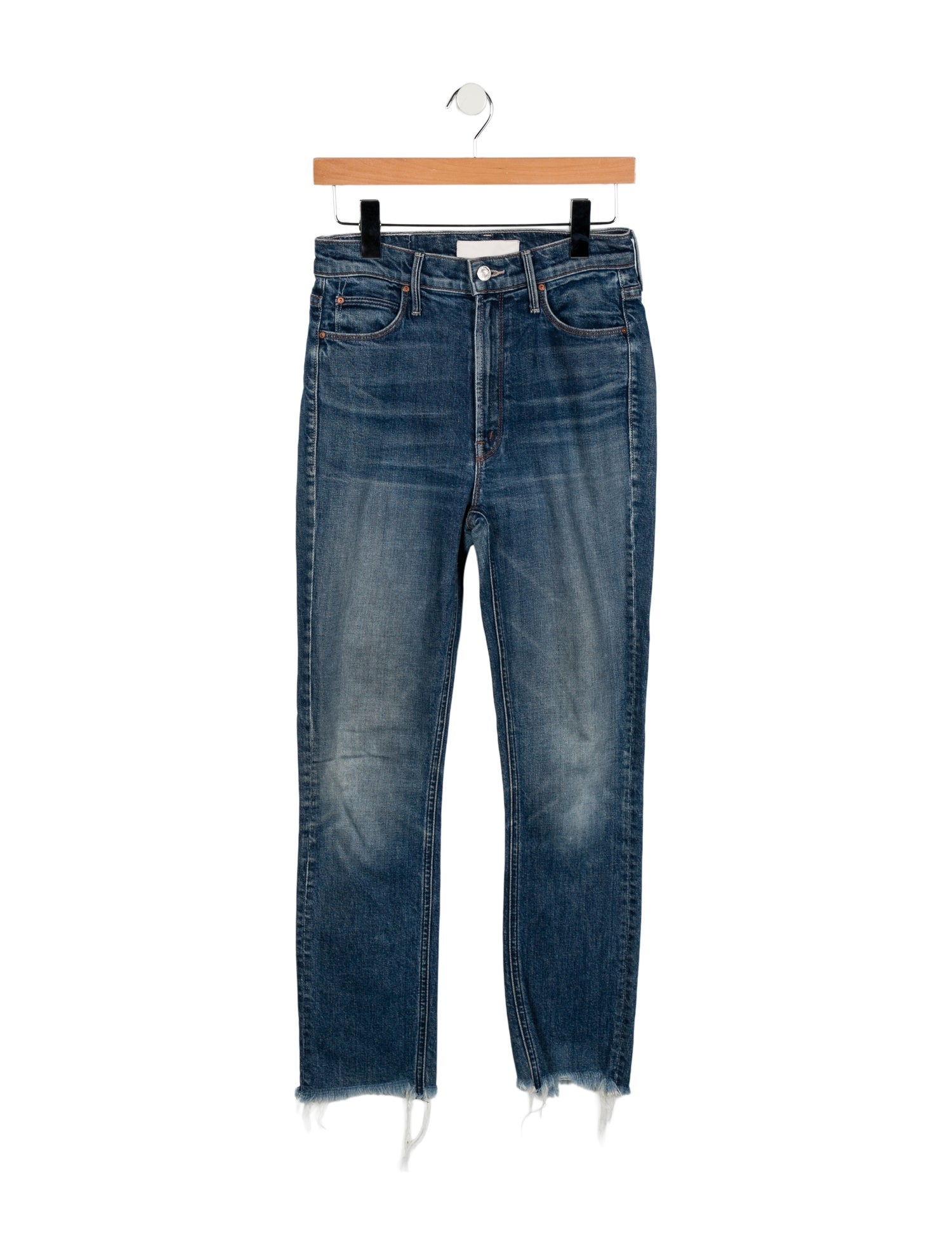Mother High-Rise Straight Leg Jeans
