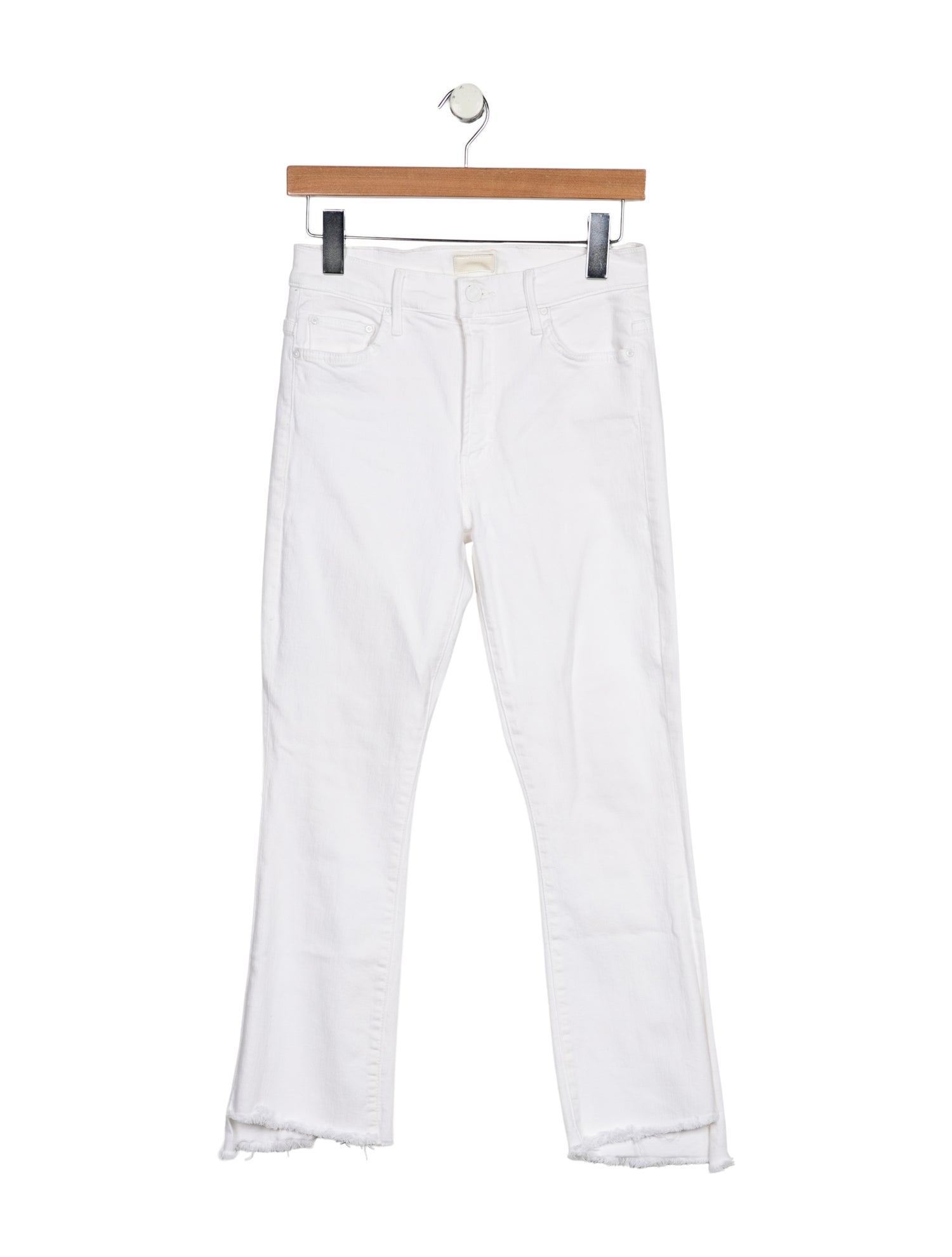 Mother Mid-Rise Straight Leg Jeans