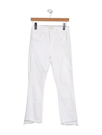 Mother Mid-Rise Straight Leg Jeans