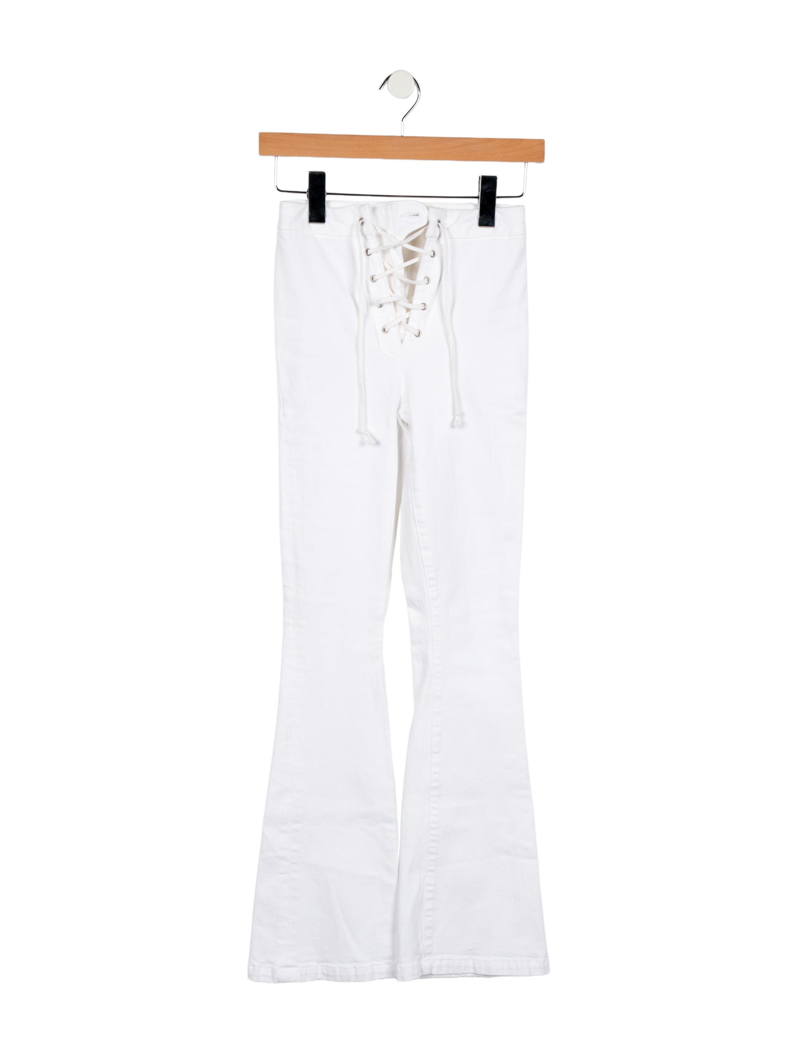 Mother Mid-Rise Wide Leg Jeans