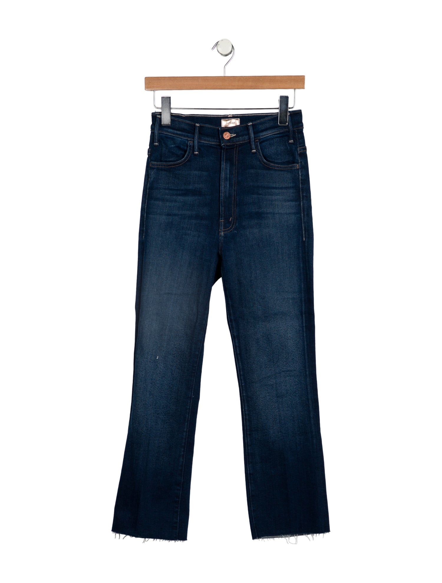 Mother Mid-Rise Straight Leg Jeans