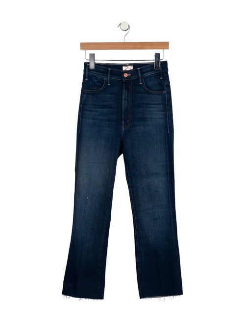 Mother Mid-Rise Straight Leg Jeans