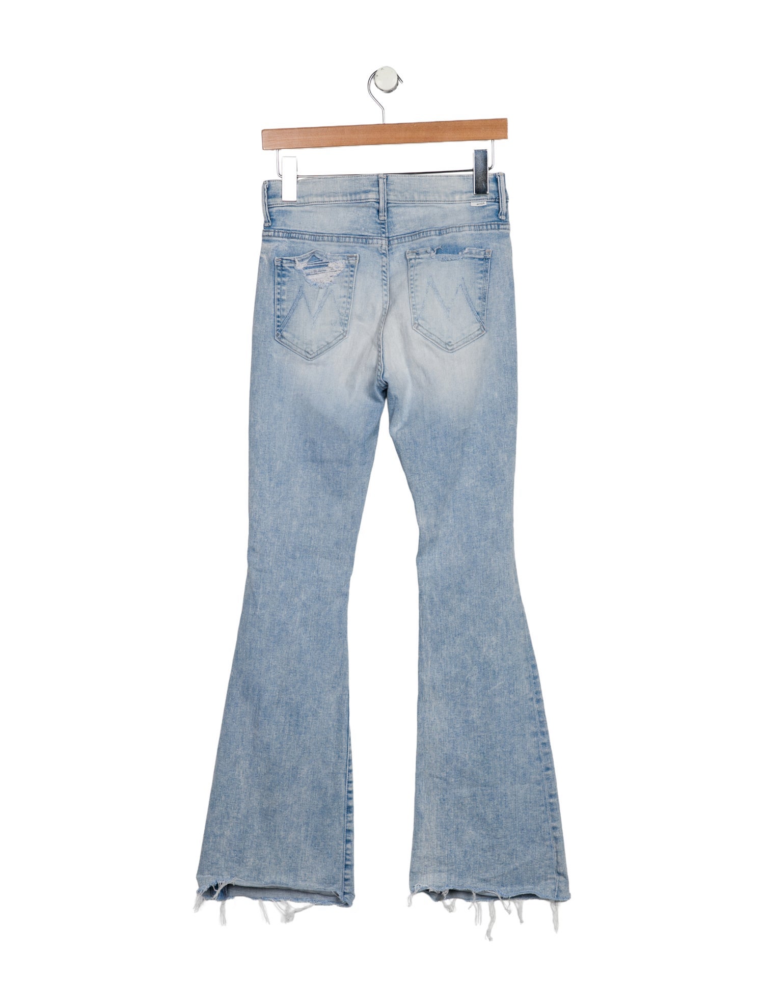 Mother Mid-Rise Wide Leg Jeans