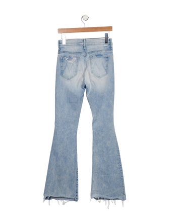 Mother Mid-Rise Wide Leg Jeans