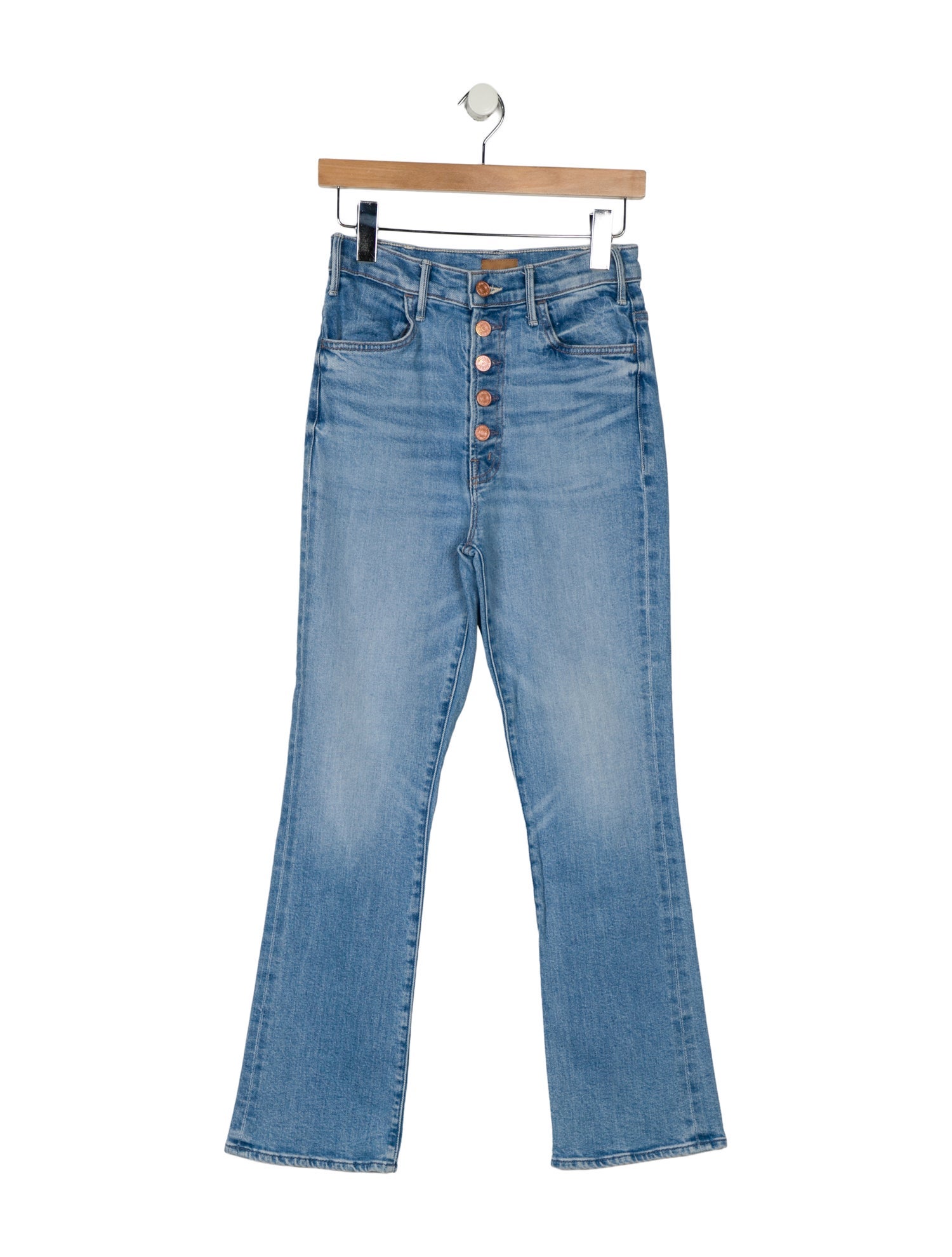 Mother High-Rise Straight Leg Jeans