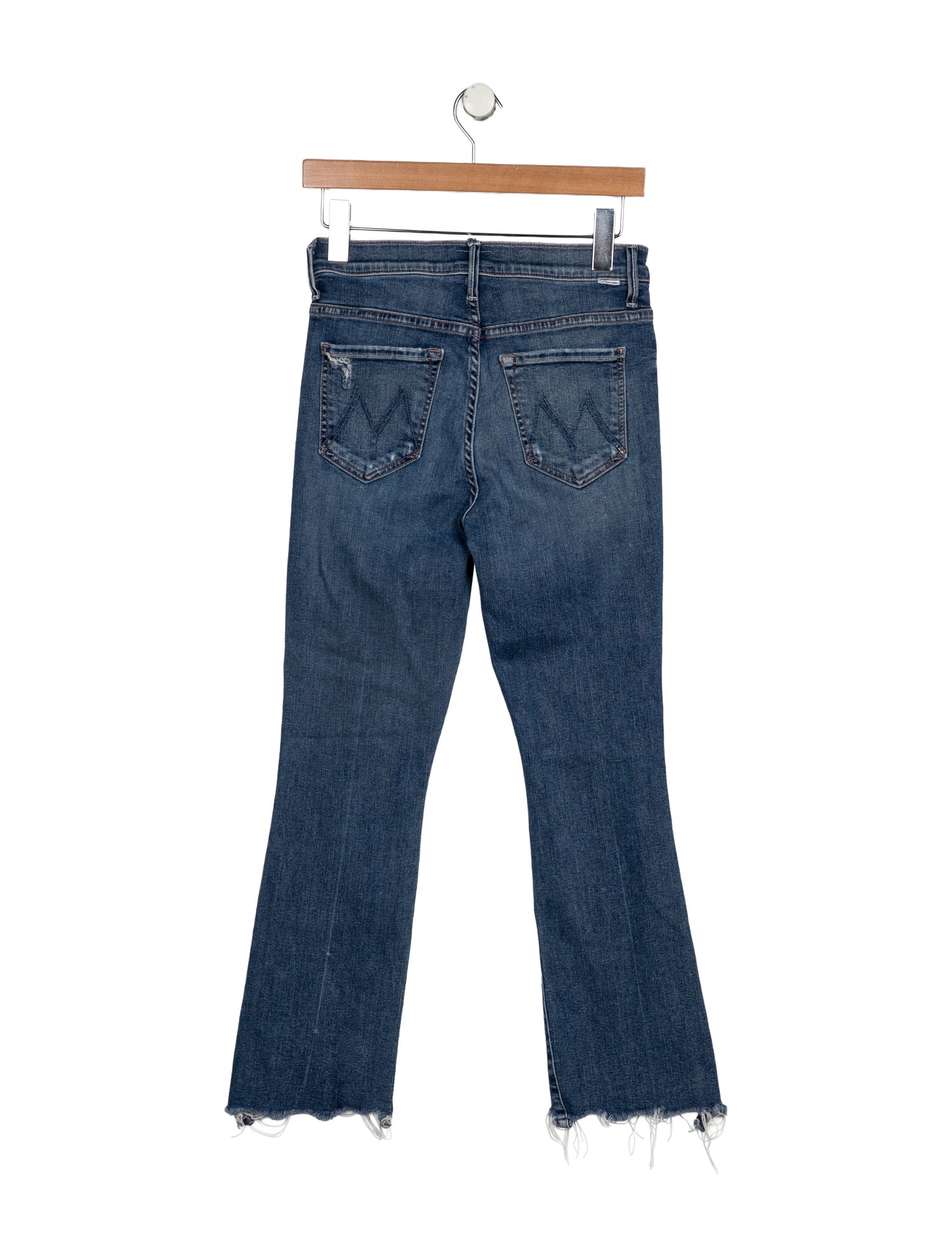 Mother Mid-Rise Straight Leg Jeans