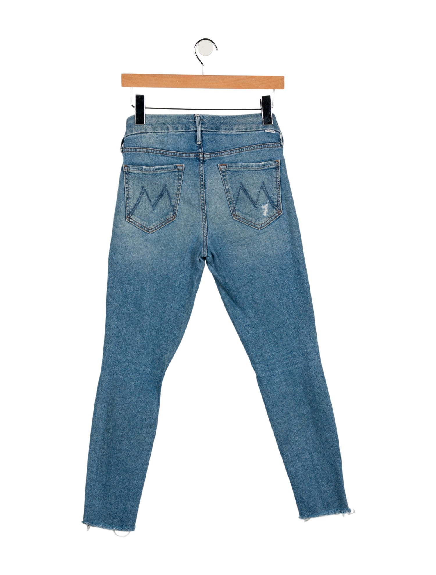 Mother Mid-Rise Skinny Leg Jeans