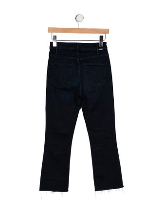 Mother Mid-Rise Straight Leg Jeans