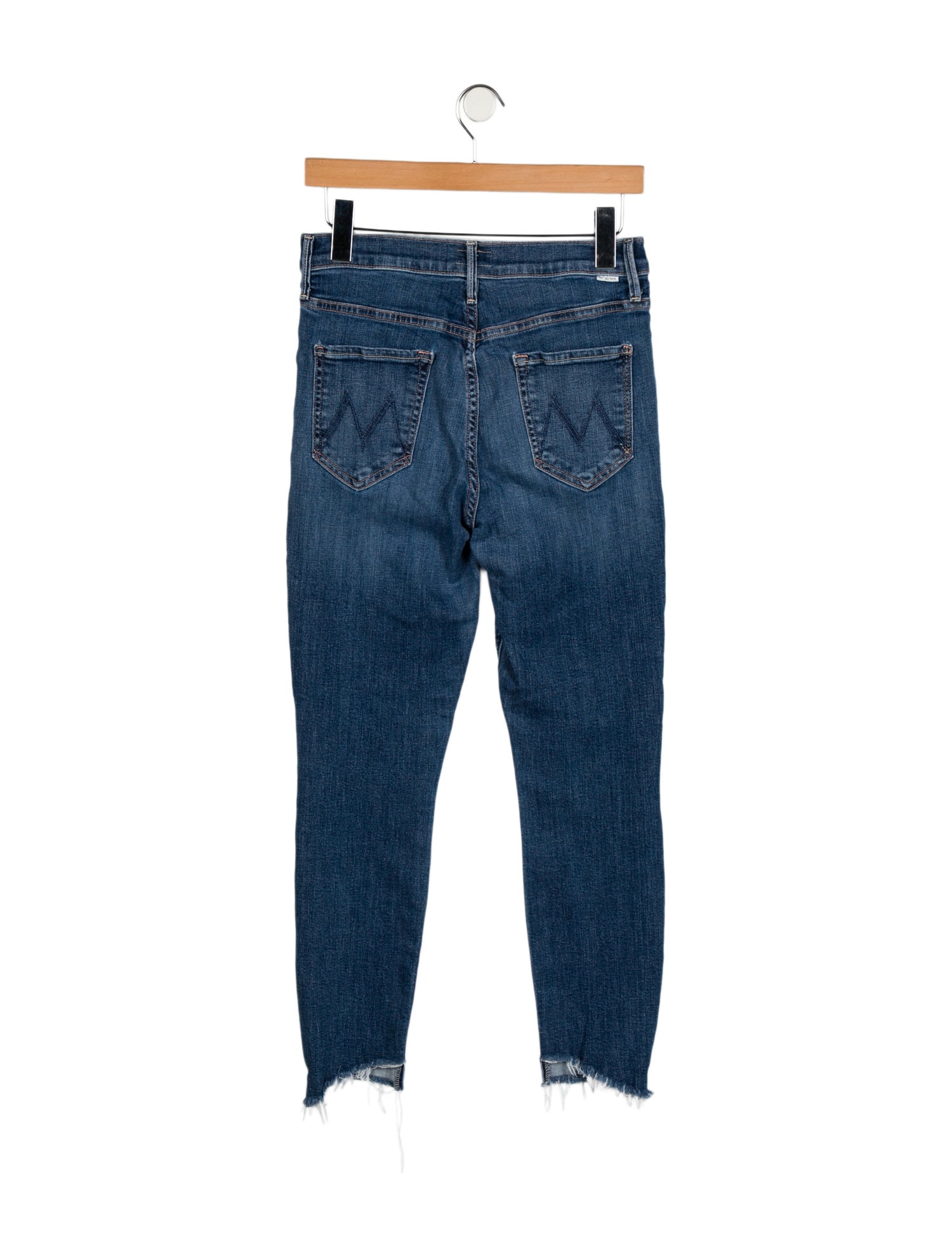 Mother Mid-Rise Skinny Leg Jeans