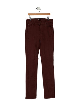 Mother Mid-Rise Straight Leg Jeans