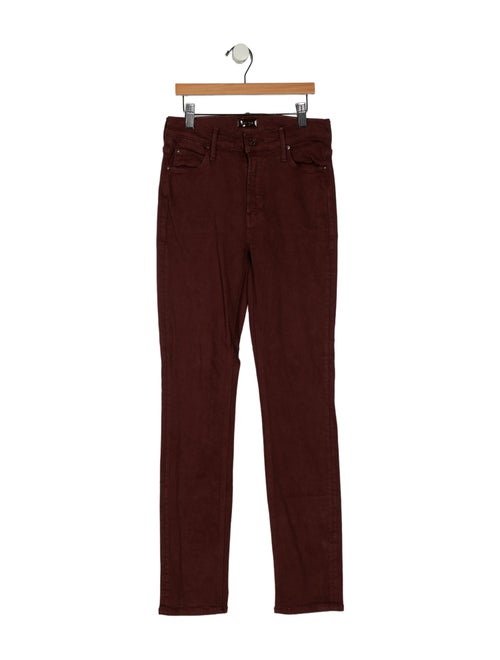 Mother Mid-Rise Straight Leg Jeans