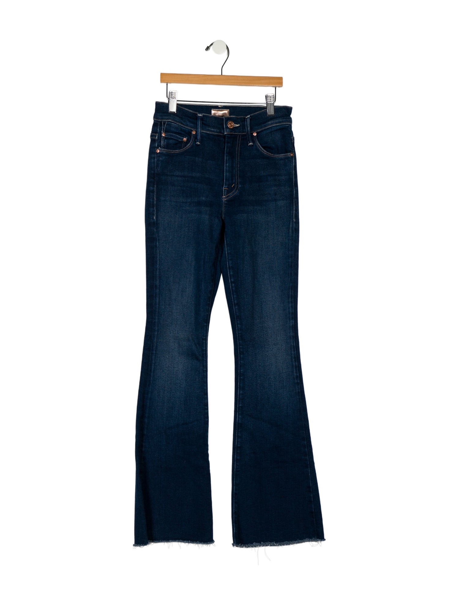 Mother Mid-Rise Wide Leg Jeans