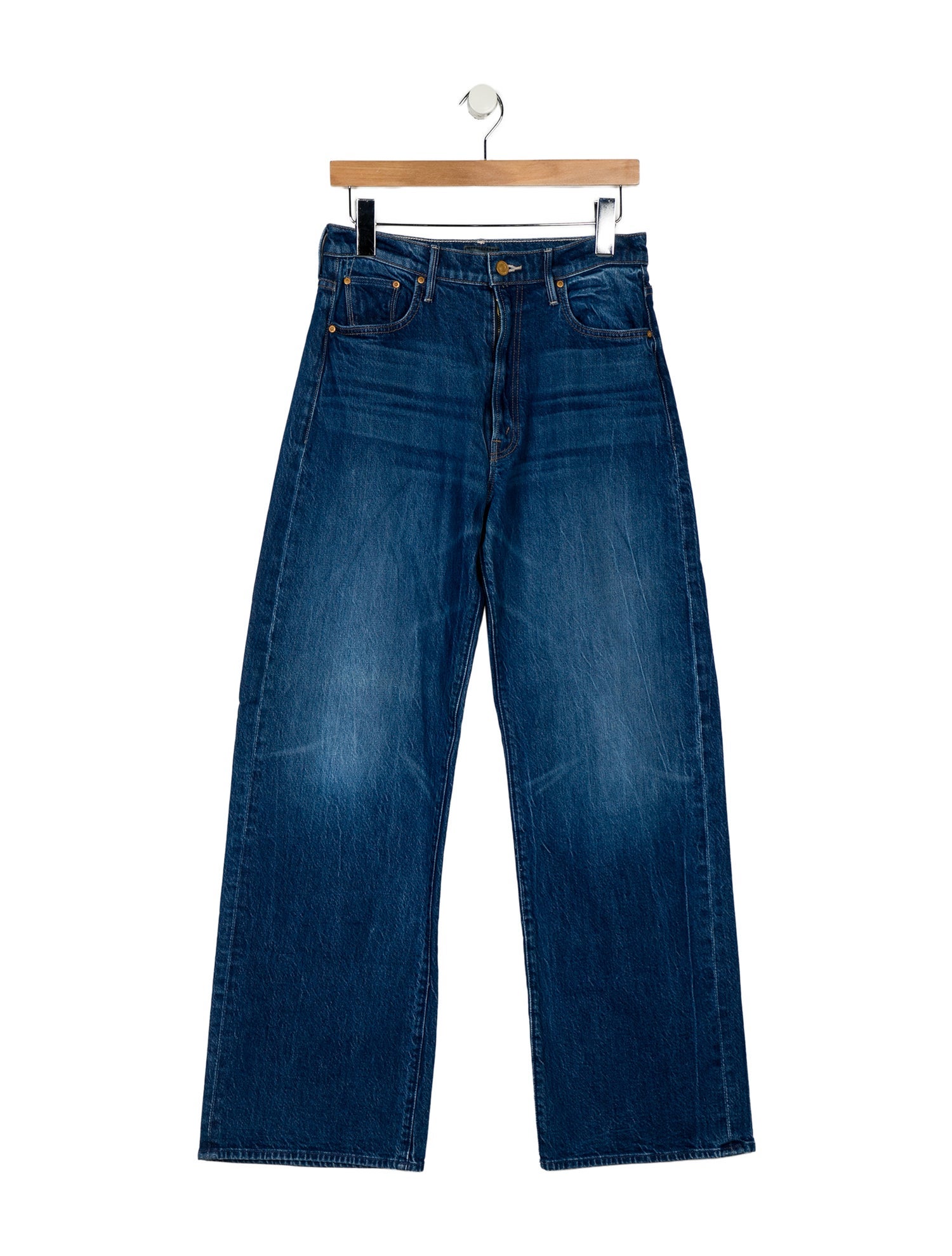 Mother High-Rise Wide Leg Jeans