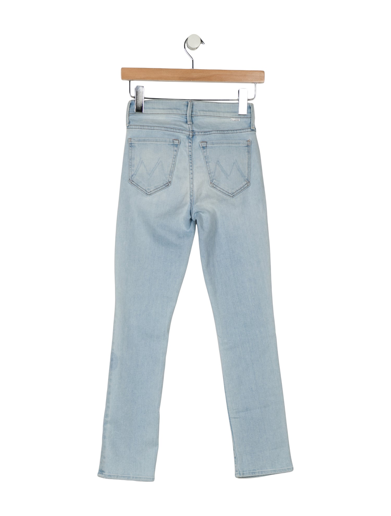 Mother Mid-Rise Straight Leg Jeans
