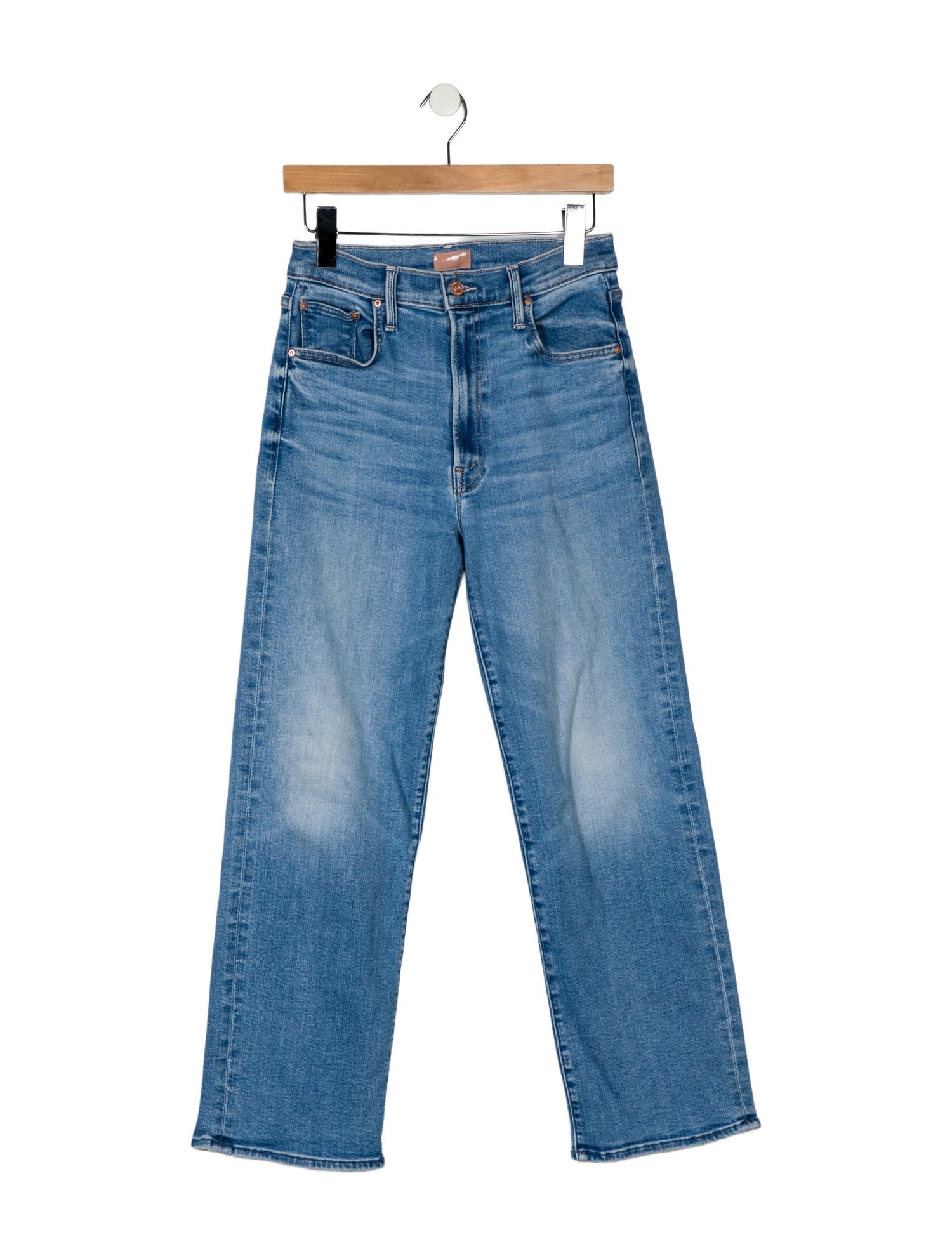 Mother High-Rise Straight Leg Jeans