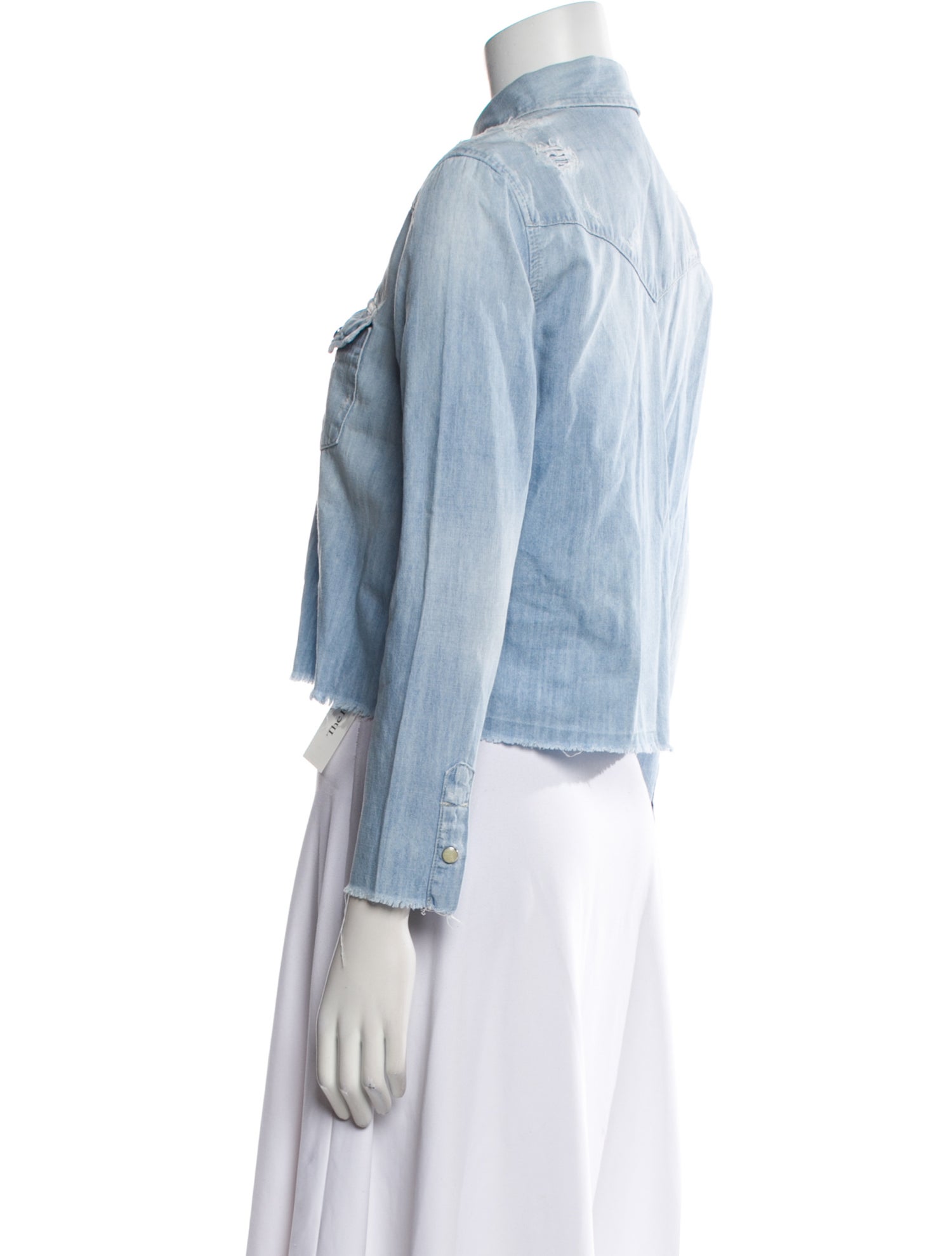 Mother Long Sleeve Button-Up Top