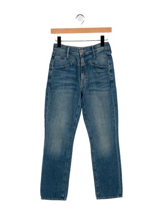 Mother High-Rise Straight Leg Jeans
