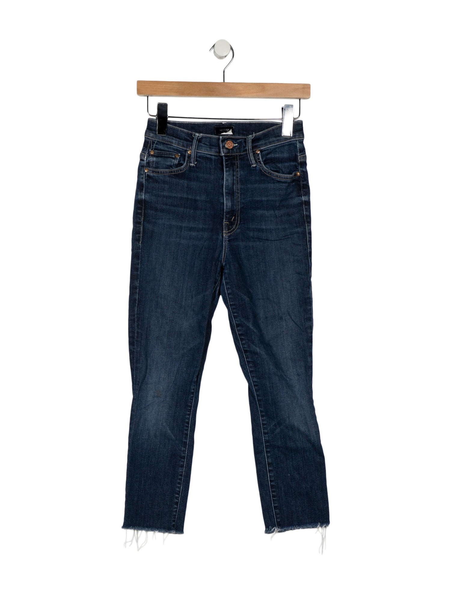 Mother Mid-Rise Skinny Leg Jeans
