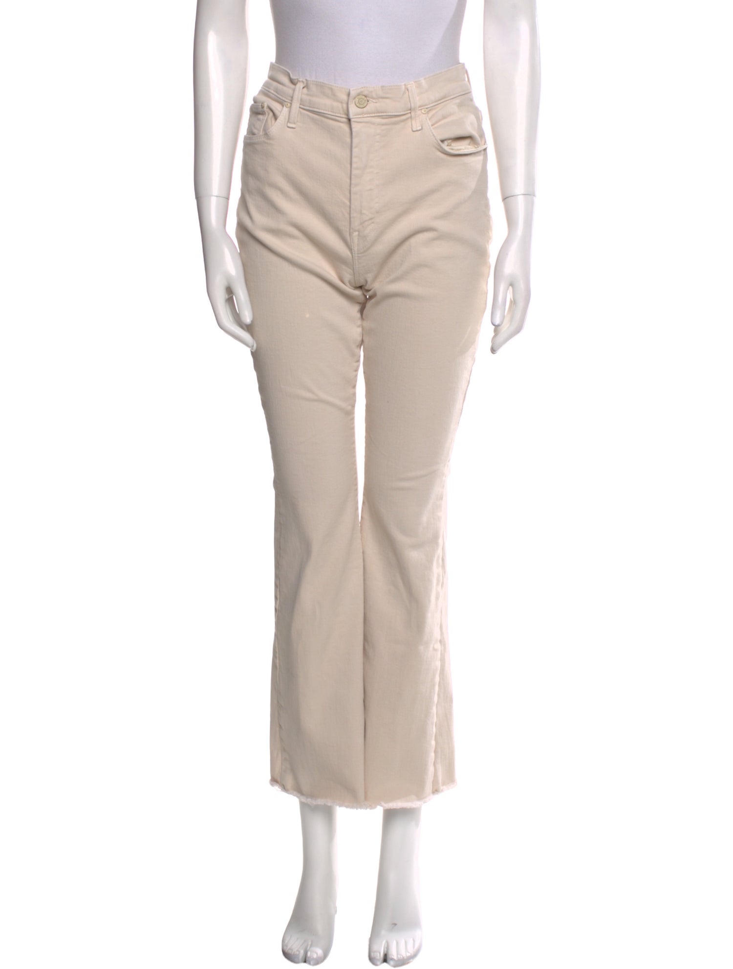 Mother Mid-Rise Wide Leg Jeans