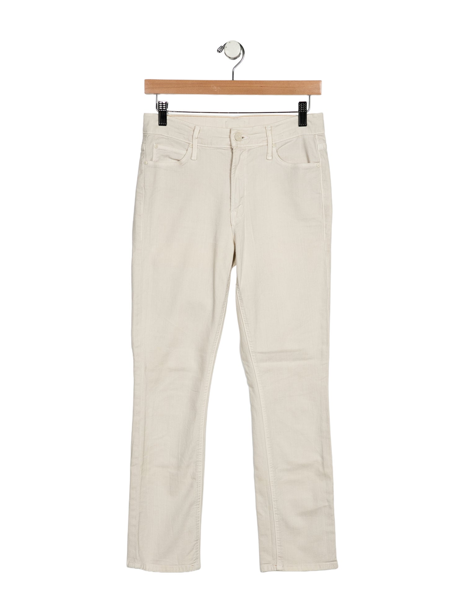Mother Mid-Rise Straight Leg Jeans